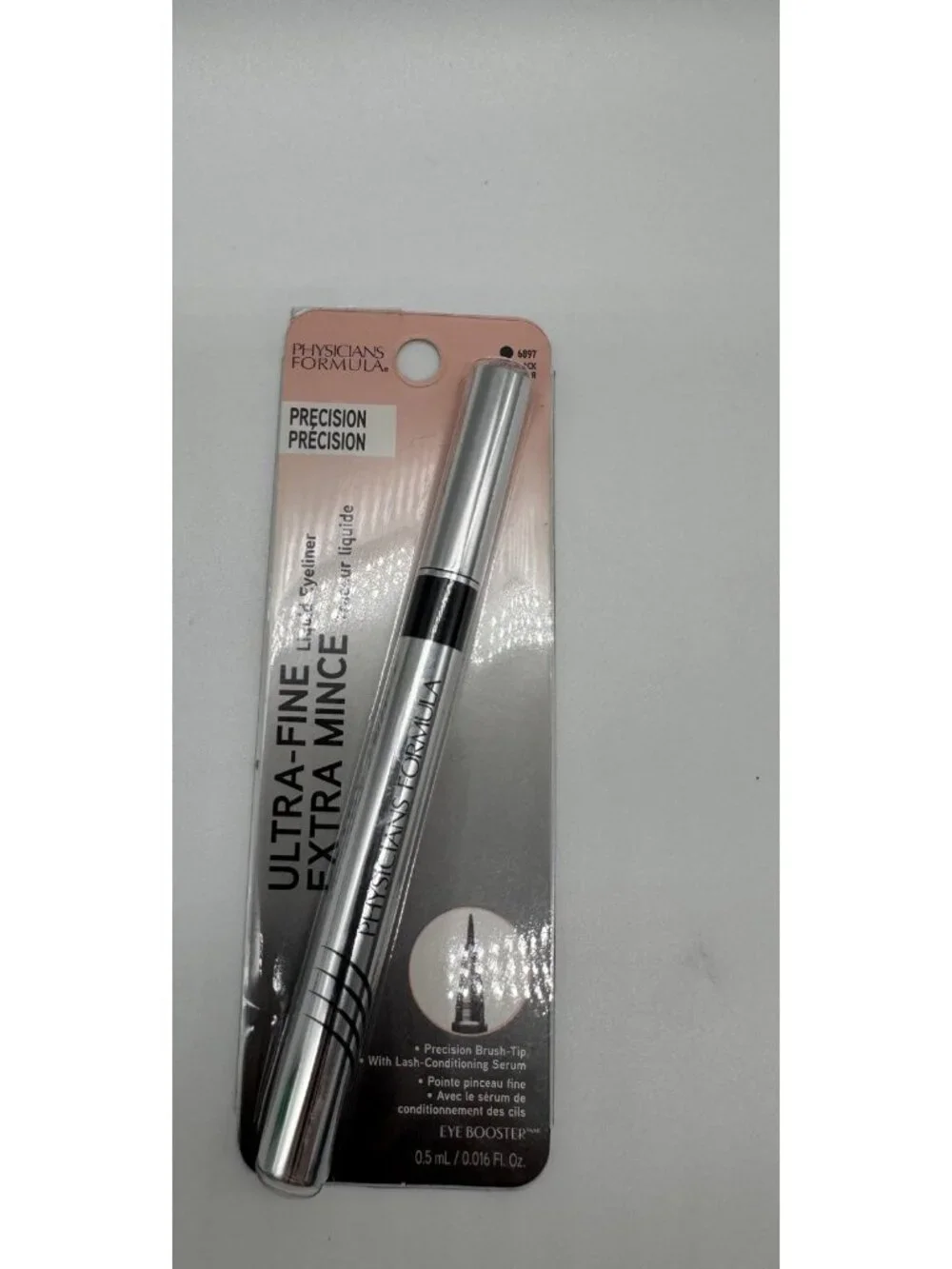Physicians Formula Precision Ultra Fine Liquid Eyeliner 6897 Ultra Black New